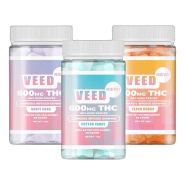 Gummies 600mg Delta-9 THC - Boite de 60 Gummies