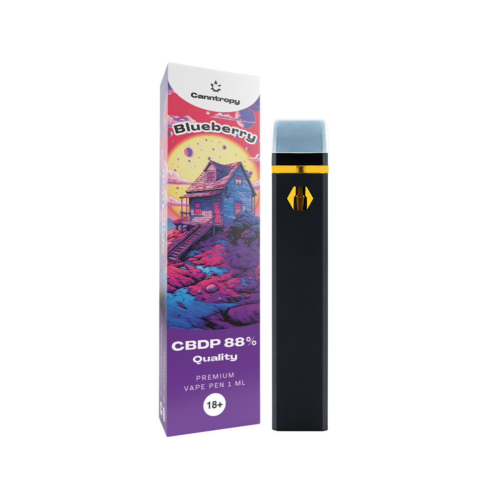 Vape Pen Canntropy CBDP Myrtille, CBDP 88% 1 ml