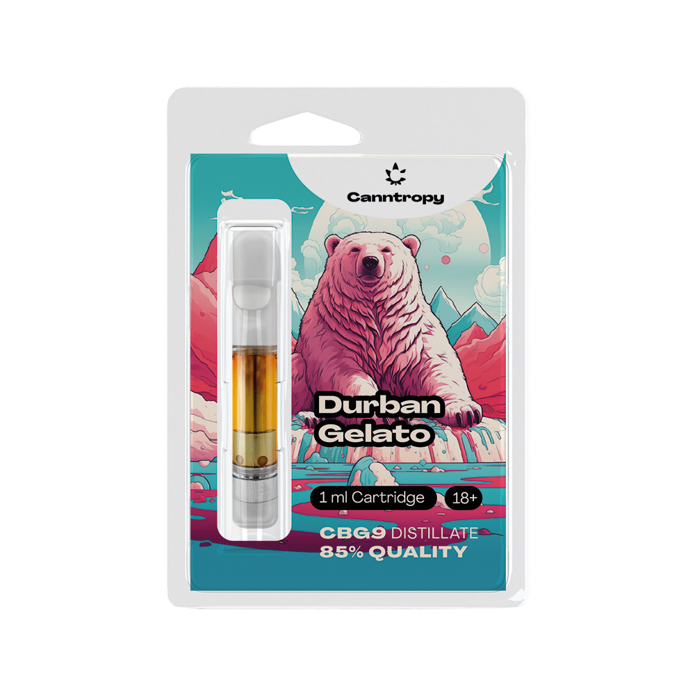 Cartridge Canntropy CBG9  Durban Gelato, 85 % CBG9  1 ml