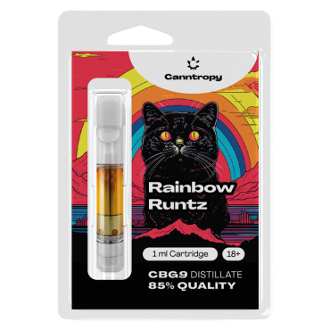 Cartridge Canntropy CBG9 Rainbow Runtz, 85% CBG9  1 ml