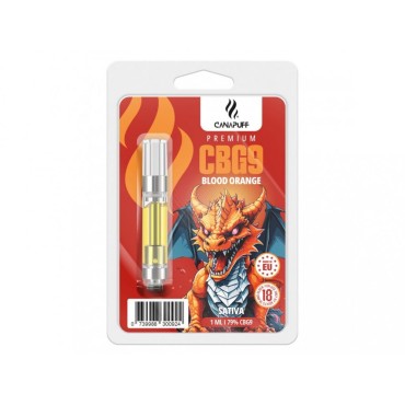 Cartridge CanaPuff CBG9 Orange Sanguine, CBG9 79 % 1ML