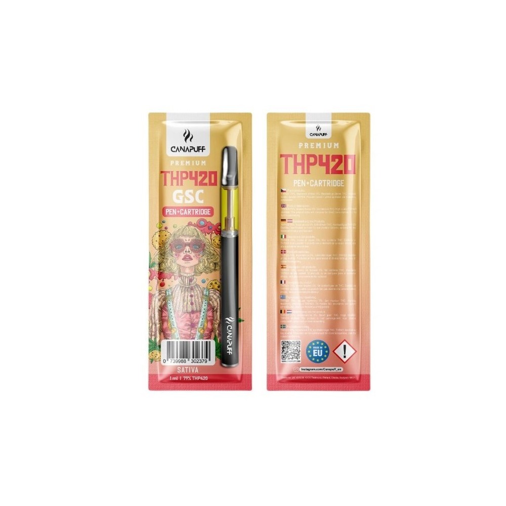 Vape Pen + Cartridge GSC, THP420 79 % 1 ml