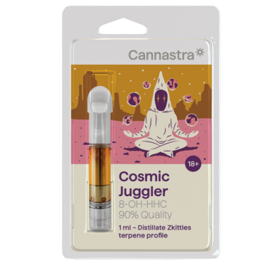 Cartridge Cannastra Cosmic Jugler (Zkittles) 90 % 8-OH-HHC 1ml