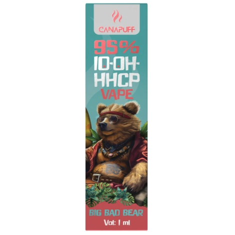 Vape canapuff BIG BAD BEAR 10-OH-HHCP 95%